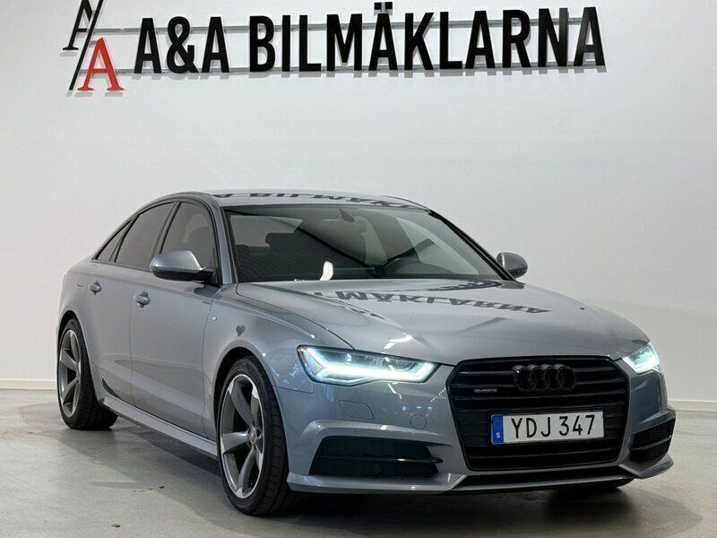 Grå Begagnad 2016 Audi A6 S-Line Sedan | 249 900 kr (Lite dyr) - Bild 1/4