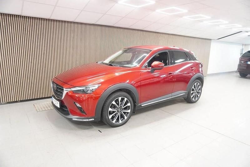 Röd Begagnad 2019 Mazda CX-3 SUV | 234 700 kr (Lite dyr) - Bild 1/4