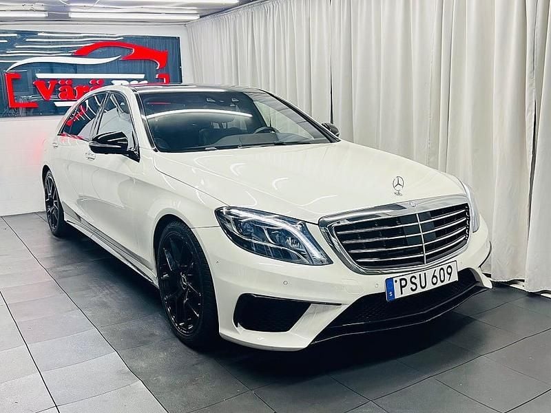 Begagnad Mercedes S350L 258 HK (189 kW) 2014 Vit Sedan