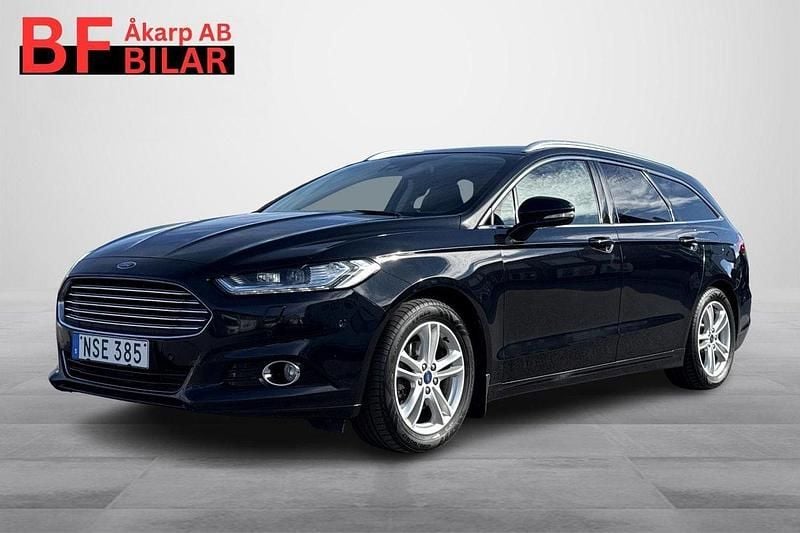Svart Begagnad 2015 Ford Mondeo Titanium Kombi | 114 500 kr (Marknadspris) - Bild 1/4