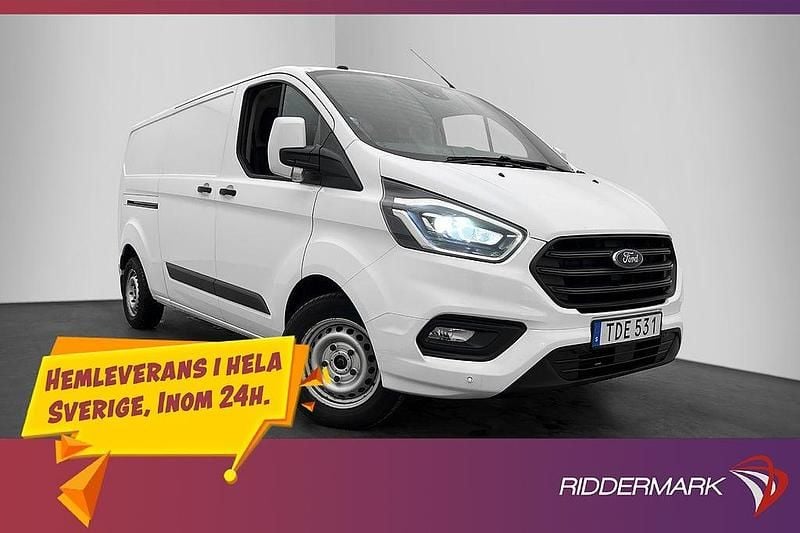 Vit Begagnad 2018 Ford Transit Custom Pickup | 199 900 kr - Bild 1/3