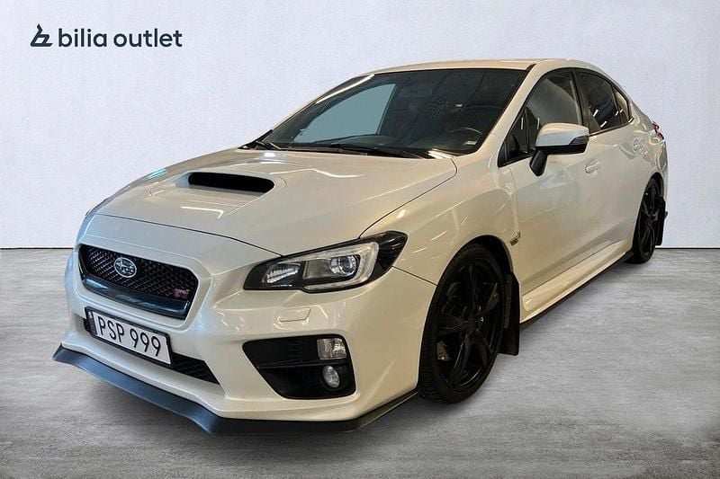 Vit Begagnad 2014 Subaru WRX STI Sedan | 284 900 kr - Bild 1/4