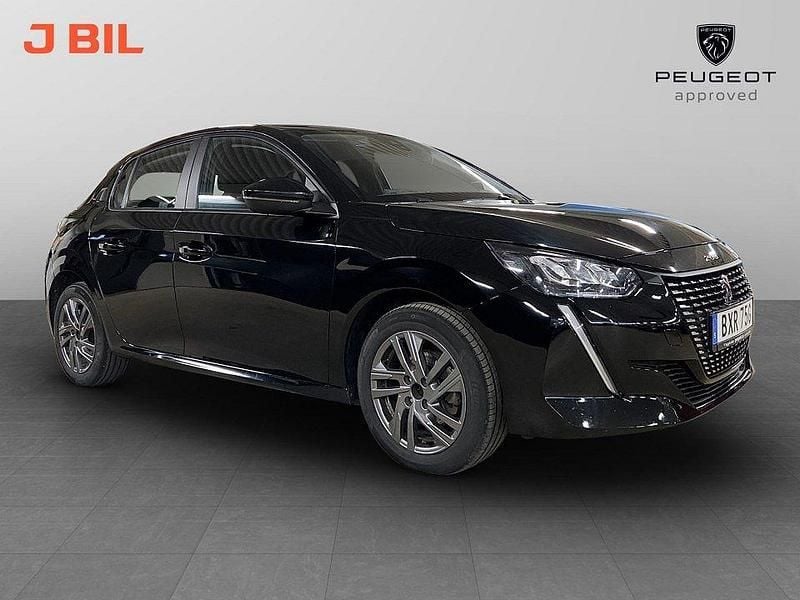 Svart Begagnad 2022 Peugeot 208 Active Halvkombi | 179 900 kr (Marknadspris) - Bild 1/4