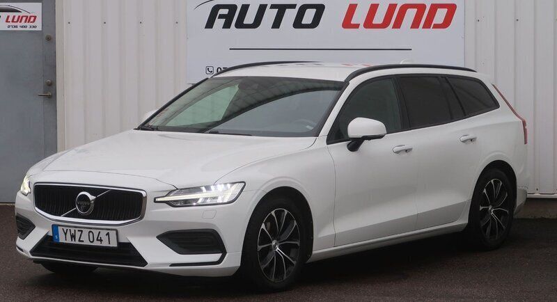 Vit Begagnad 2019 Volvo V60 Kombi | 209 000 kr (Marknadspris) - Bild 1/4