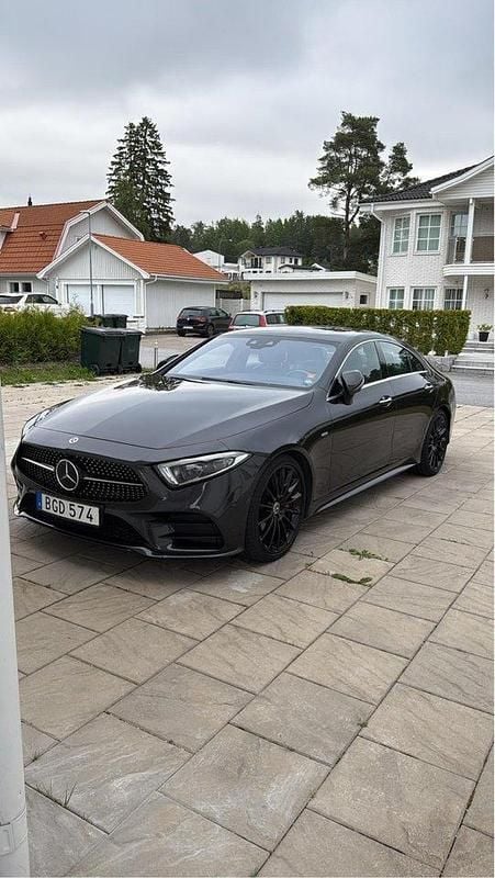 Grå Begagnad 2019 Mercedes CLS400 AMG line Sportkupé | 518 000 kr - Bild 1/4