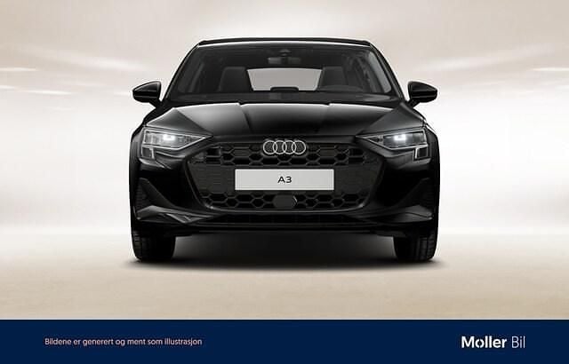 Svart (brilliantsvart) Begagnad 2025 Audi A3 Sportback e-tron Proline Halvkombi | 429 000 kr - Bild 1/4