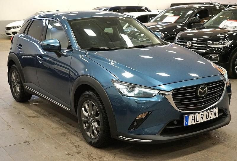 Begagnad Mazda CX-3 121 HK (88 kW) 2018 Blå SUV