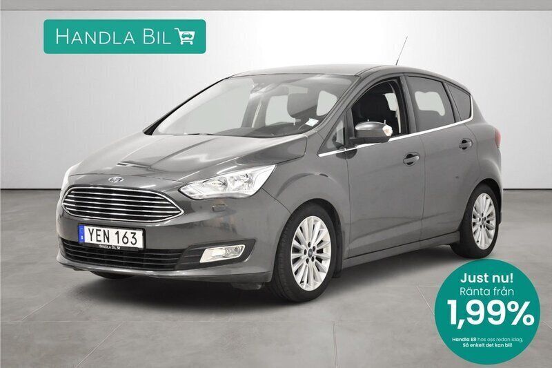Grå Begagnad 2016 Ford C-MAX Titanium Minibuss | 114 900 kr (Marknadspris) - Bild 1/3