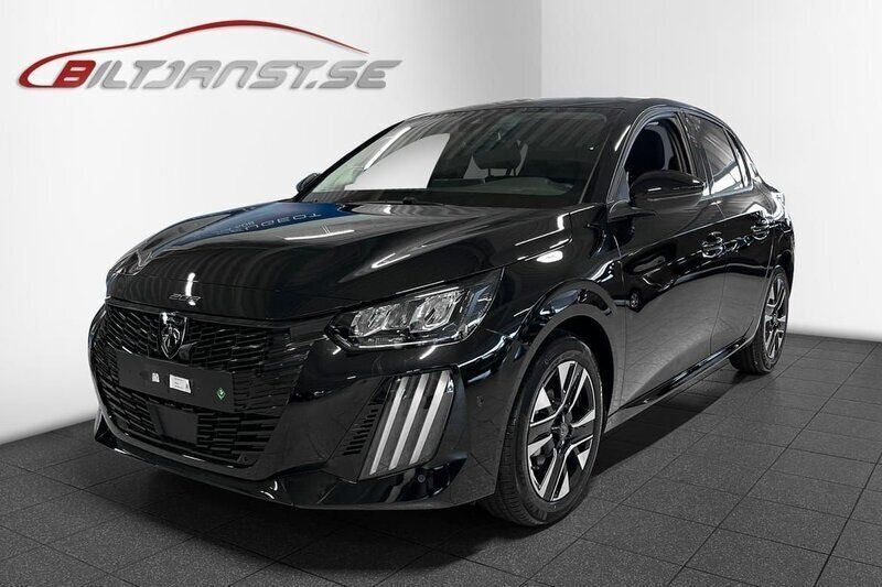 Svart Ny 2024 Peugeot 208 Halvkombi | 229 900 kr (Lite dyr) - Bild 1/4