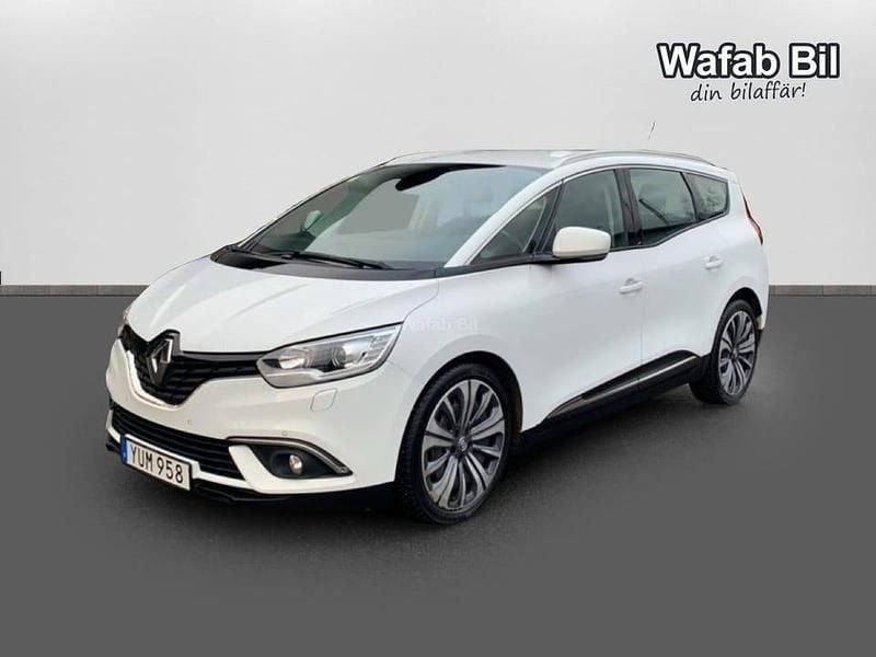 Vit Begagnad 2018 Renault Grand Scénic IV Minibuss | 134 000 kr (Marknadspris) - Bild 1/4