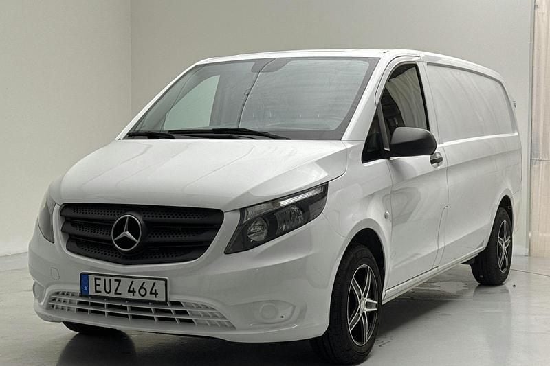 Vit Begagnad 2018 Mercedes Vito | 185 000 kr (Superpris) - Bild 1/4