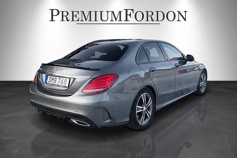 Begagnad Mercedes C220 AMG line 170 HK (125 kW) 2016 Grå Sedan