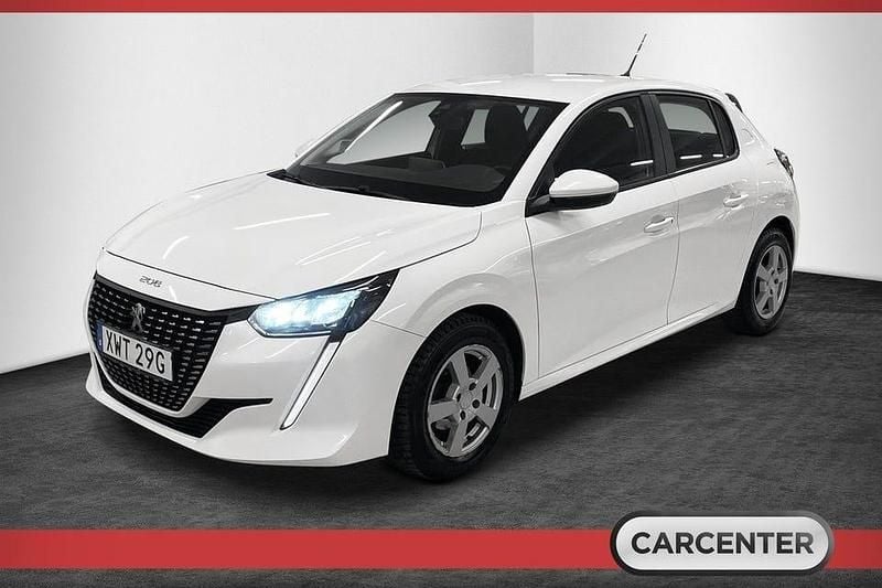 Begagnad Peugeot 208 Active 75 HK (55 kW) 2020 Vit Halvkombi