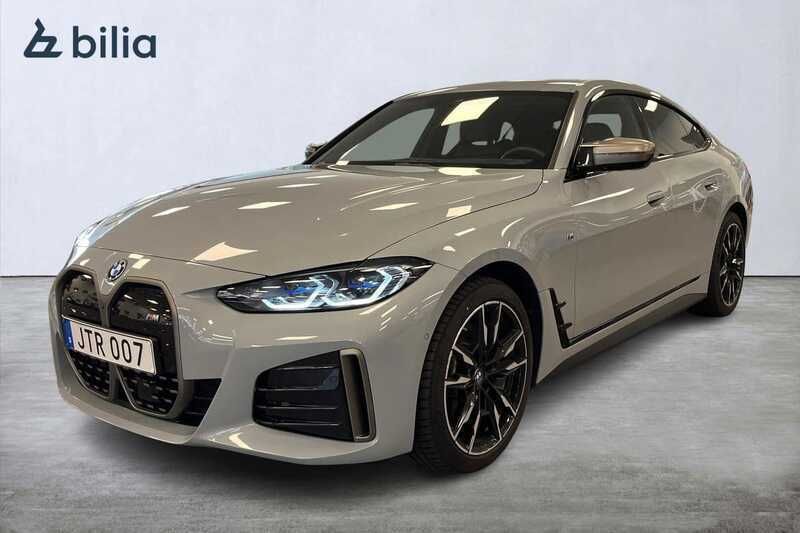 Grå Begagnad 2023 BMW i4 Sport Line Sedan | 719 000 kr (Dyr) - Bild 1/4