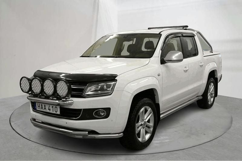 Vit Begagnad 2015 VW Amarok Pickup | 135 000 kr (Superpris) - Bild 1/4