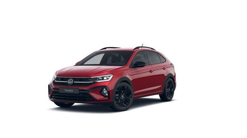 Mörkröd (kings red metallic) Ny 2025 VW Taigo R-line SUV | 325 200 kr (Marknadspris) - Bild 1/3