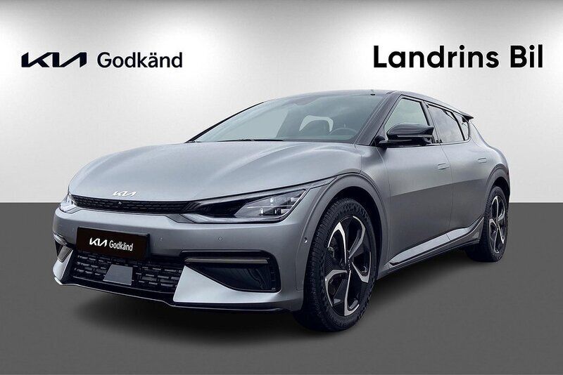 Grå Begagnad 2023 Kia EV6 4 SUV | 569 000 kr (Marknadspris) - Bild 1/4