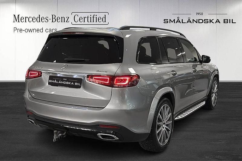 Begagnad Mercedes GLS400 AMG line 330 HK (242 kW) 2021 Silver SUV