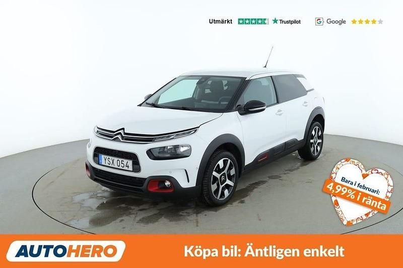 Begagnad Citroën C4 Cactus PureTech 112 HK (82 kW) 2018 Vit Halvkombi