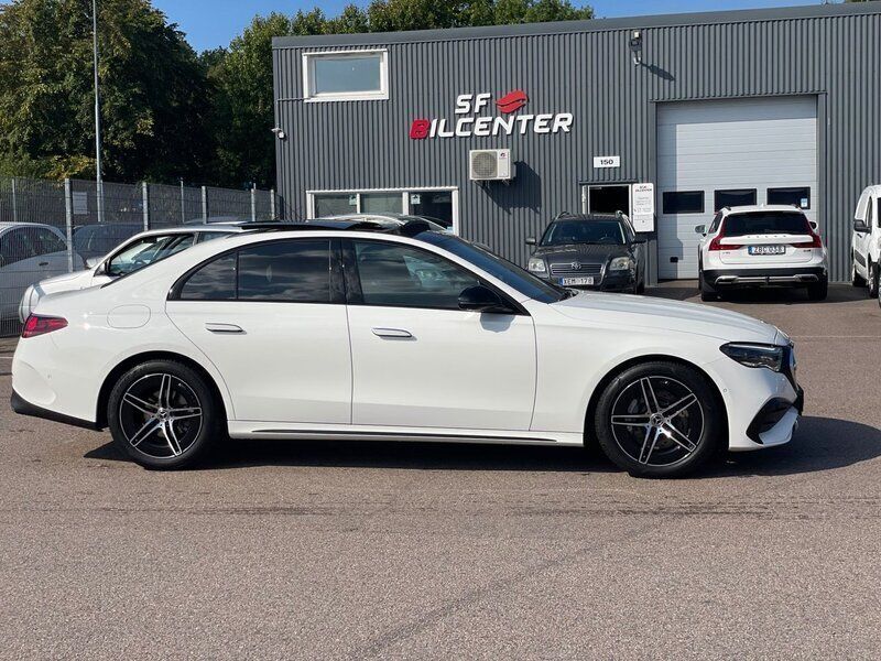 Vit Ny 2024 Mercedes E200 Sedan | 699 000 kr - Bild 1/4