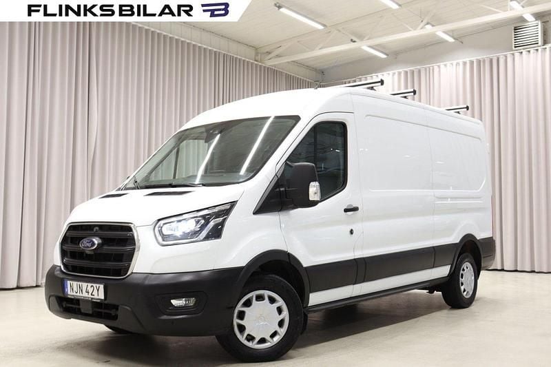 Vit Begagnad 2020 Ford Transit Van | 299 900 kr (Bra pris) - Bild 1/4