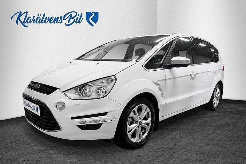 Vit Begagnad 2012 Ford S-MAX Business Edition Minibuss | 99 900 kr (Marknadspris) - Bild 1/4