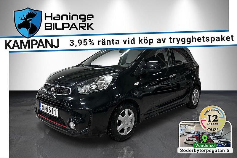 Svart Begagnad 2015 Kia Picanto Halvkombi | 74 995 kr (Marknadspris) - Bild 1/2