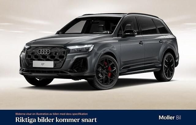 Grå Begagnad 2024 Audi Q7 Design SUV | 919 000 kr (Bra pris) - Bild 1/4