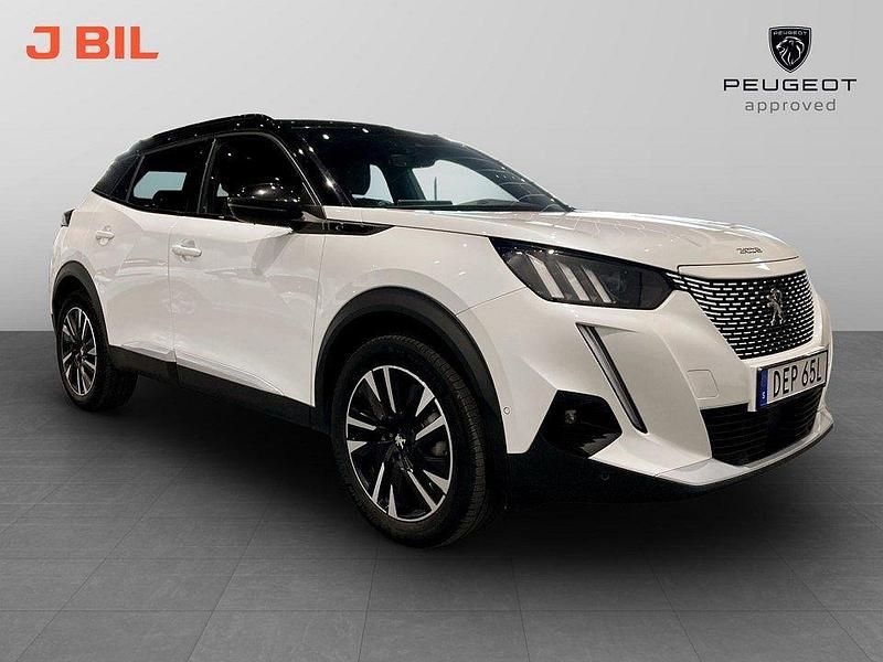 Vit Begagnad 2021 Peugeot e-2008 GTi SUV | 209 900 kr (Marknadspris) - Bild 1/4