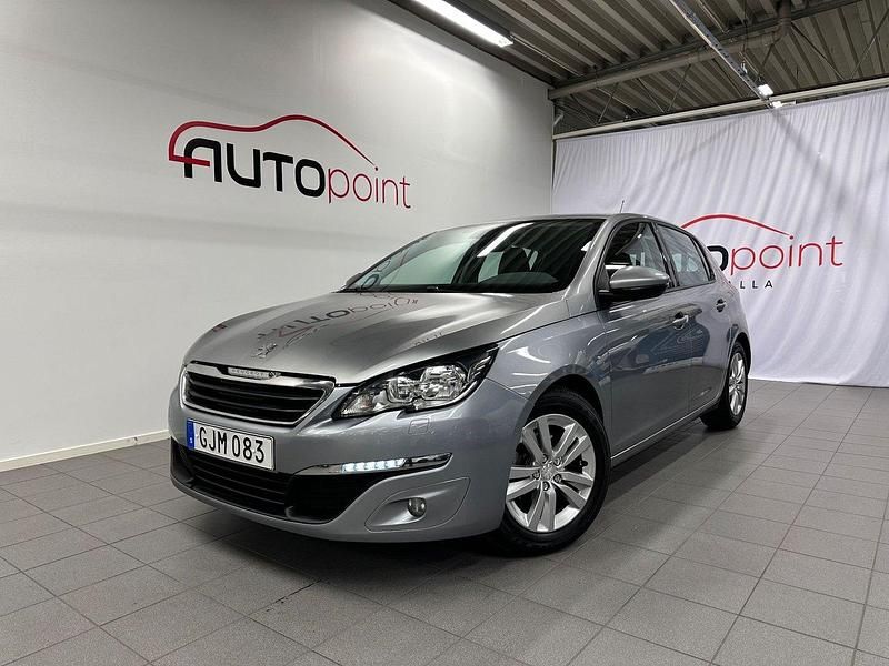 Grå Begagnad 2015 Peugeot 308 Active Halvkombi | 104 900 kr - Bild 1/4