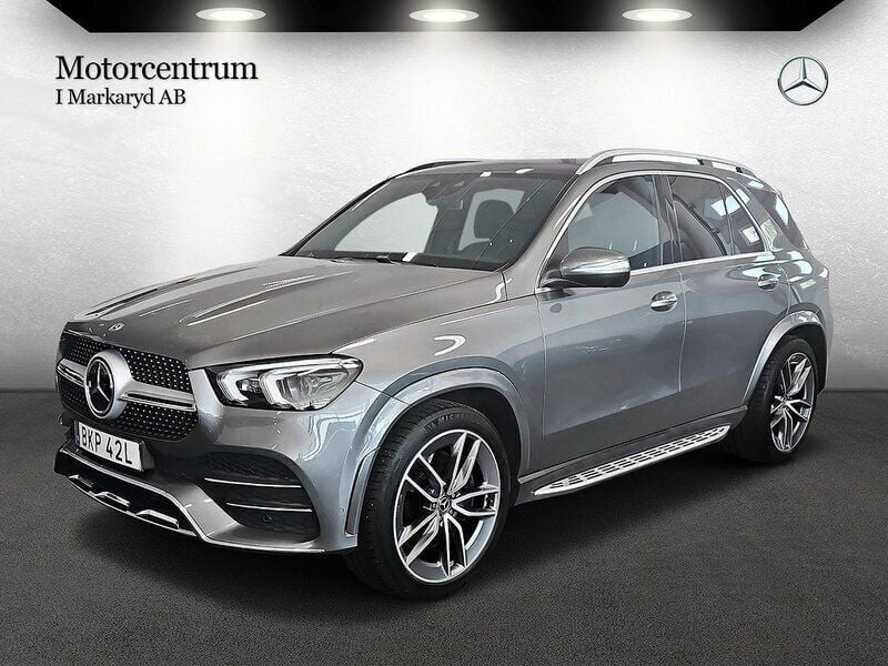 Grå Begagnad 2020 Mercedes GLE450 AMG AMG Line Premium Plus SUV | 609 000 kr - Bild 1/4