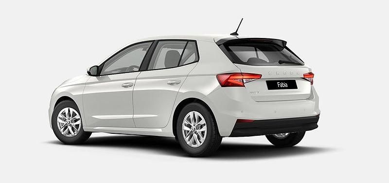 Ny Skoda Fabia 116 HK (85 kW) 2025 Candy white Halvkombi