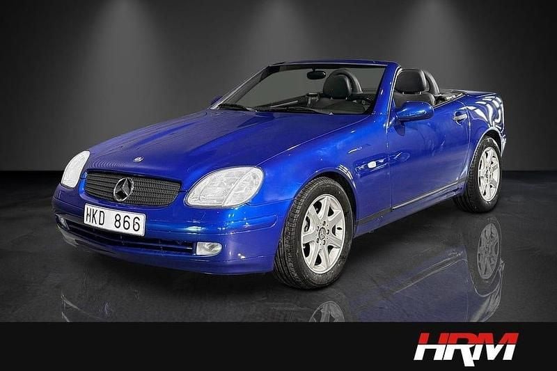 Begagnad Mercedes SLK200 193 HK (141 kW) 1997 Blå Cab