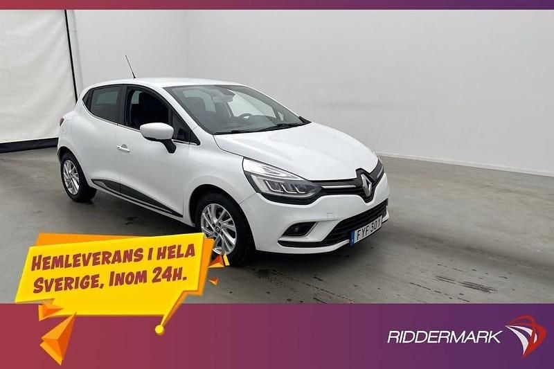 Vit Begagnad 2018 Renault Clio IV Intens Halvkombi | 109 900 kr (Marknadspris) - Bild 1/3