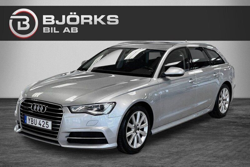 Silver Begagnad 2016 Audi A6 S-Line Kombi | 198 500 kr (Marknadspris) - Bild 1/4