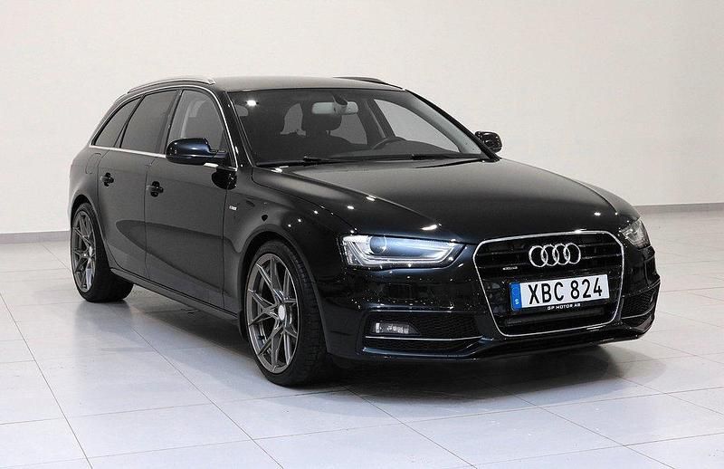 Svart Begagnad 2014 Audi A4 S-Line Kombi | 139 900 kr (Marknadspris) - Bild 1/4