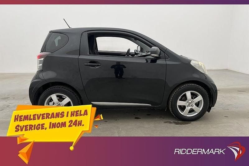 Begagnad Toyota iQ 68 HK (50 kW) 2008 Svart Halvkombi