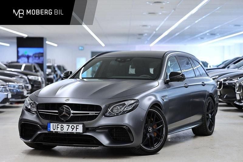 Grå Begagnad 2018 Mercedes E63S AMG AMG Kombi | 799 900 kr (Lite dyr) - Bild 1/3