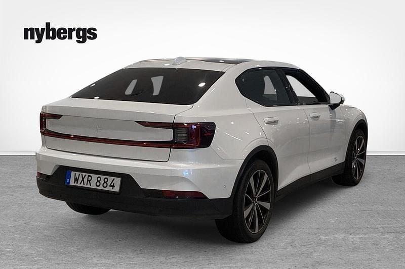 Begagnad Polestar 2 Standard Range Single Motor 200 kW (272 HK) 2021 Vit Halvkombi