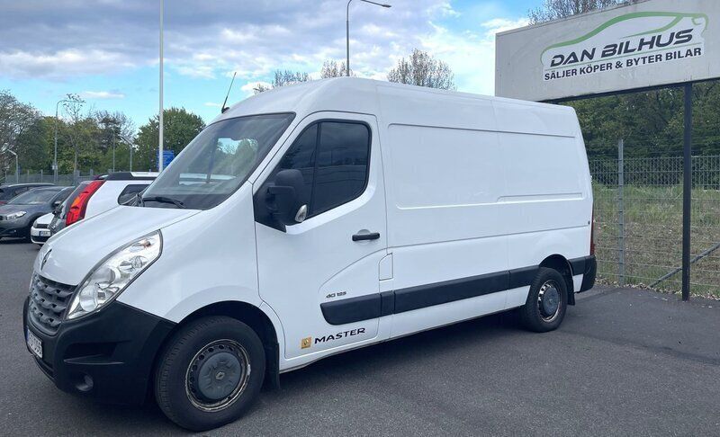 Vit Begagnad 2013 Renault Master Van | 99 900 kr (Bra pris) - Bild 1/4