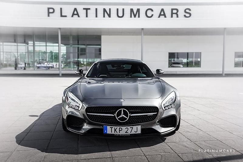 Begagnad Mercedes AMG GT S AMG 510 HK (375 kW) 2016 Grå (selenite grå metallic) Sportkupé