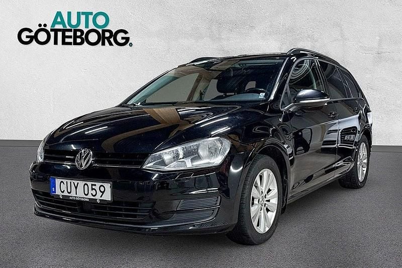 Begagnad VW Golf VII 105 HK (77 kW) 2014 Svart Kombi