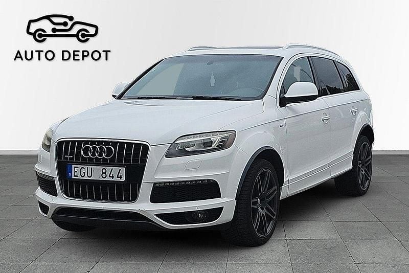 Vit Begagnad 2011 Audi Q7 S-Line SUV | 109 000 kr - Bild 1/4