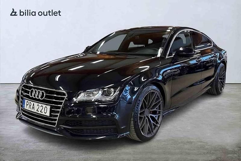 Begagnad Audi A7 Sportback S-Line 245 HK (180 kW) 2014 Svart Halvkombi