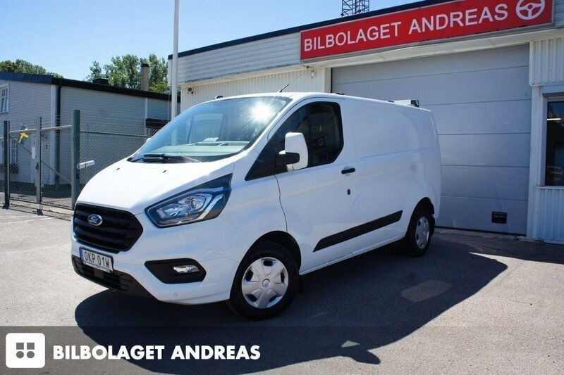 Vit Begagnad 2022 Ford Transit Custom Van | 239 900 kr (Marknadspris) - Bild 1/4
