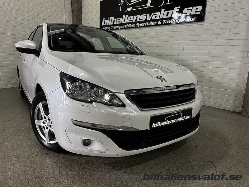 Vit Begagnad 2014 Peugeot 308 Active Halvkombi | 94 900 kr (Lite dyr) - Bild 1/4