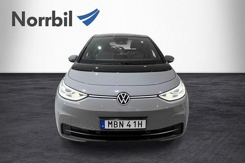 Begagnad VW ID.3 Pro Performance 150 kW (204 HK) 2021 Grå Halvkombi