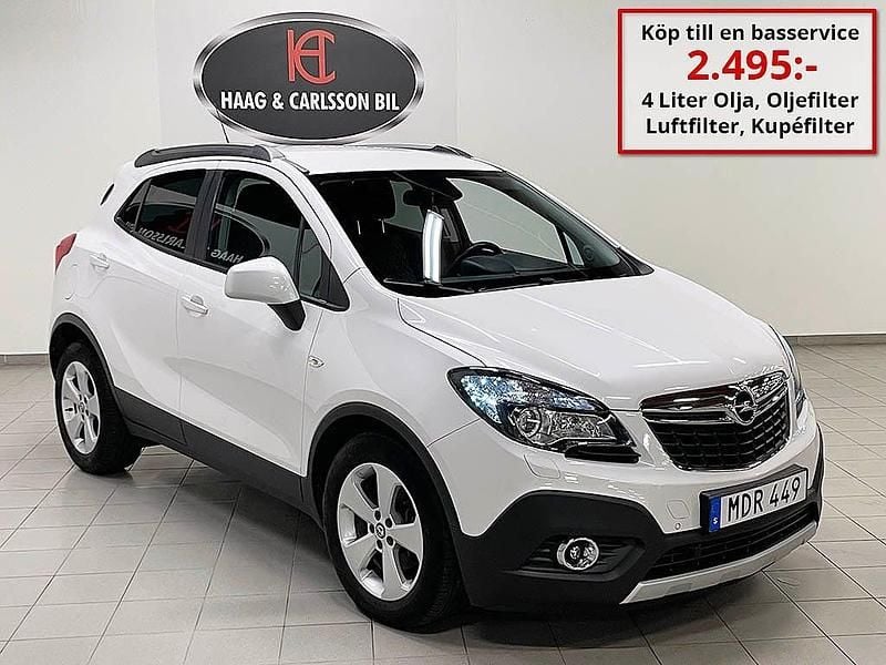 Vit Begagnad 2015 Opel Mokka SUV | 125 000 kr (Marknadspris) - Bild 1/4