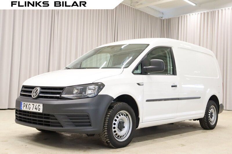 Vit Begagnad 2019 VW Caddy Maxi Minibuss | 159 900 kr (Bra pris) - Bild 1/4