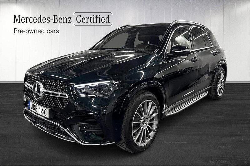 Grön Begagnad 2024 Mercedes GLE350 AMG Line Premium SUV | 929 000 kr (Dyr) - Bild 1/4